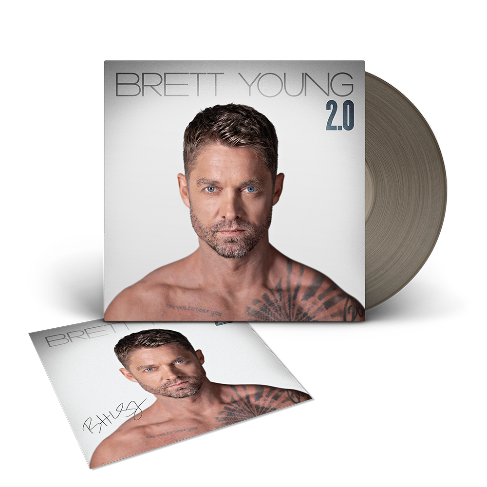 Brett Young - 2.0: Signed Black Ice Vinyl LP